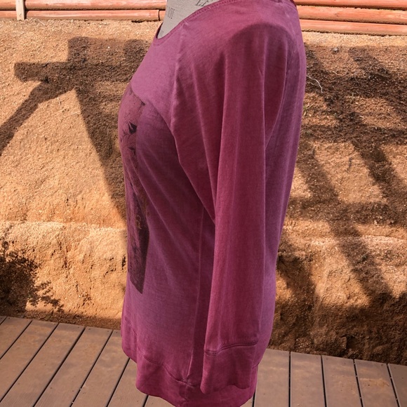 Kappahl Mauve/Gold XS Graphic Tee Gorgeous Color - Picture 5 of 7